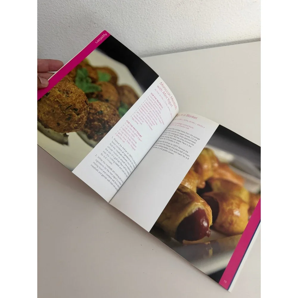 Philips Airfryer Recipe Book Cookbook 2013 Softcover Appetizers Desserts FAQ